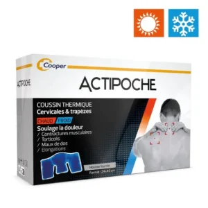 Cooper Actipoche Cojín Térmico Cervicales y Trapecios Frío/Caliente 24x40cm