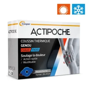 Cooper Actipoche Coussin Thermique Genou Chaud /Froid 20x30cm