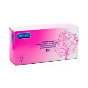 Alvita Pañuelos de Papel Blanco Caja 150uds