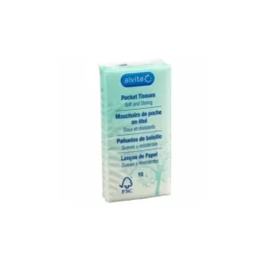 Alvita Pocket Tissues in 10 count case