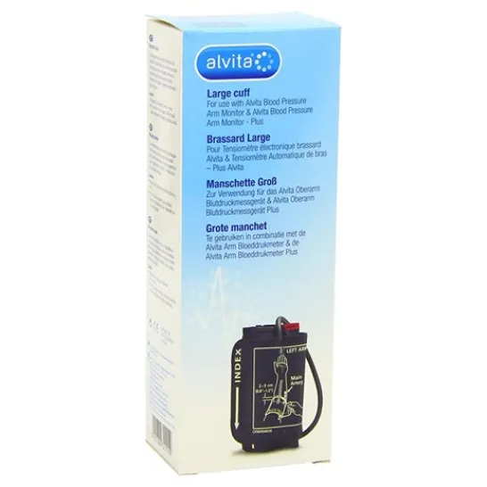 Alvita Upper Arm Blood Pressure Monitor 34-46cm 1ut
