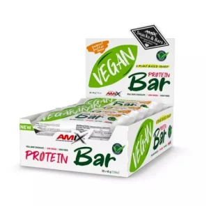 Amix Vegan Protein Bar Crema de Cacahuete 20x45g