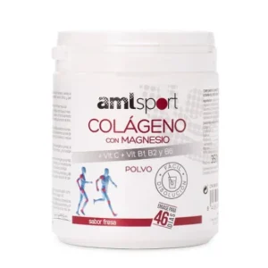 Ana Maria Lajusticia AMLSport Colágeno Con Magnesio+VIT.C+B1.B2.B6 Fresa 350gr