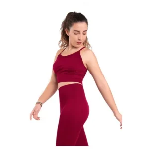 Anaissa Bali Top Deportivo Fibra Emana 3D Marsala S/M 1ud