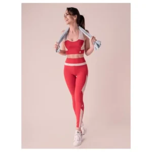Anaissa Legging Deportivo Sabela Burgundy Talla S 1ud