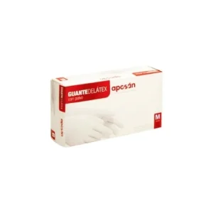 APOSAN Guantes Latex Talla M 50uds
