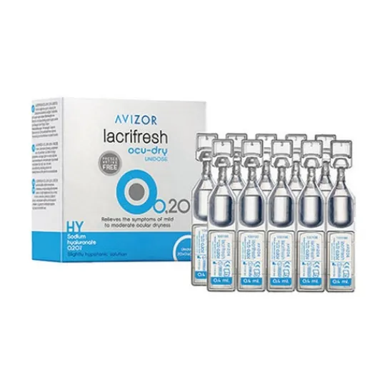 AVIZOR Lacrifresh Ocu Dry 0.2% single-dose 0.4ml x 20 uts