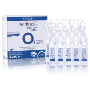 AVIZOR Lacrifresh Sodium Hyaluronate Eye Drops Ocudry 0.3 20x0.04ml