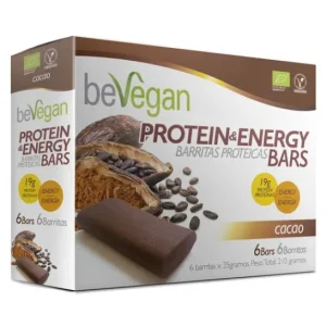 BeVegan BeVagan Barritas Cacao Protein-Energy 6x36g
