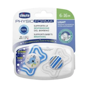 Chicco Kit Soother Physioforma Light Lumi 6-16M 1 Unit