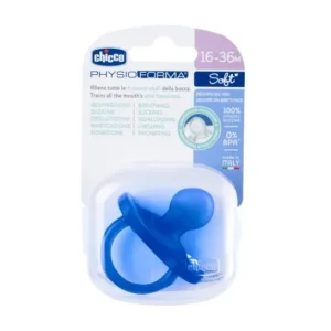 Chicco Physio Soft Chupete Silicona Anatómico Azul 12M+ 1ud
