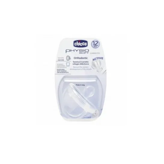 Chicco Physio Soft silicone pacifier +12m 1ud
