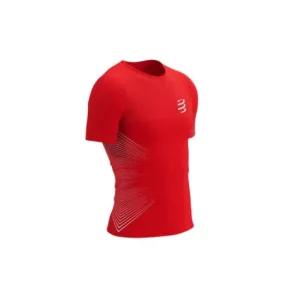 Compressport Performance Ss T-Shirt M High Risk Red White 1ud