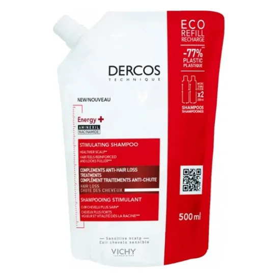 Vichy Dercos Energy+ Champú Anticaída Eco-Recarga 500ml