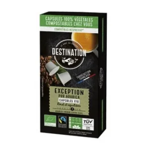 Destination Exception Pur Arabica Exception Bio 10uds