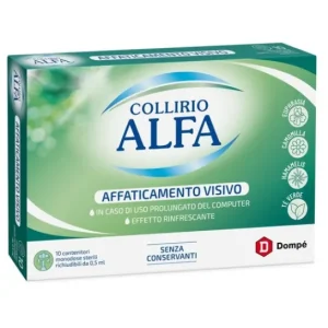 DOMPE' FARMACEUTICI Dompé Farmaceutici Alfa Collirio Affaticamento Visivo 10x0,5ml