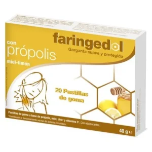FARINGEDOL lemon honey 20 gummy tablets