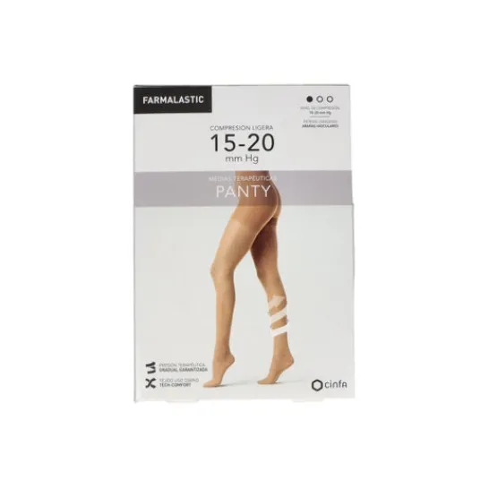 Farmalastic Compression Panty Light Caramel Size M