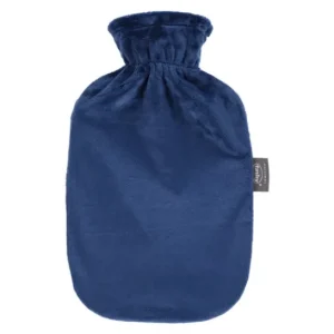 FASHY Bolsa de Agua Cubierta Terciopelo Azul Oscuro 2l 1ud