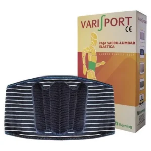 Fleming Girdle Varisport Sacrolumbar Velcro Motorist EG +110cm Black 1ud