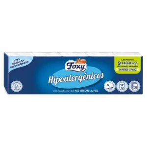 Foxy Hipoalergenicos Pañuelos 10x9uds