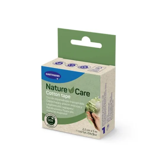 HARTMANN Nature Care Esparadrapo 100% algodón 5m X 2,5mm