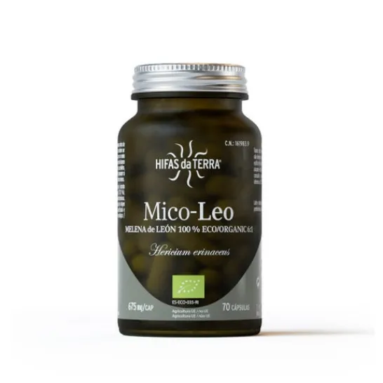 Hifas da Terra Mico-Leo Extracto de Melena de Leon 70 Perlas