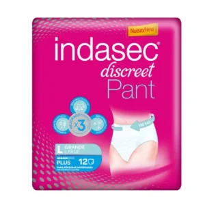 indasec ™ Pant Plus talla grande 12uts