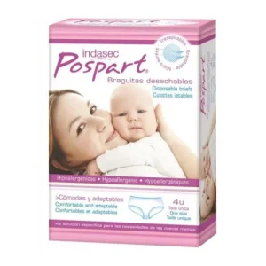 indasec ® Pospart disposable panties T-Unica 4 pieces