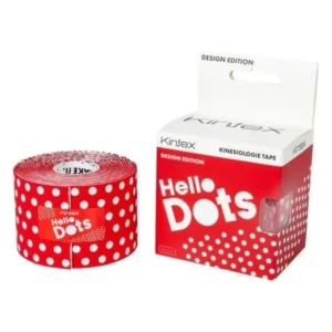 Kintex Kinesiology Tape Lunares Rojo 1ud