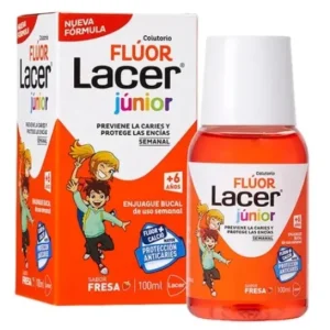 Lacer ™ Fluoride 0.2% strawberry mouthwash 100ml