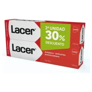 Lacer Fluoride Toothpaste 2x125ml