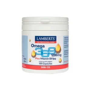 Lamberts Omega 3,6,9+ Vitamin D3 120caps