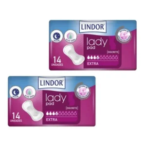 Women Lindor Lady Pad Incontinence Pads 3 Drops 2x14 units