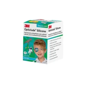3M Opticlude Silicone Eye Boy Midi 50 Units