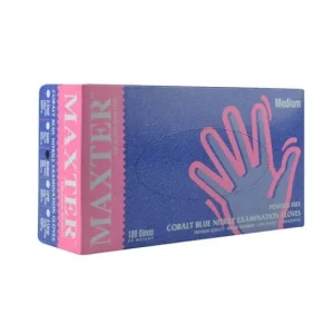 Maxter Guantes de Nitrilo Azules T-M 100uds