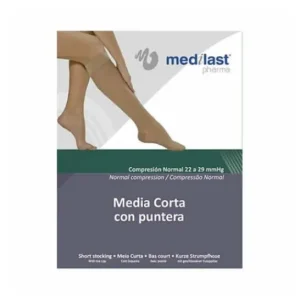 Medilast Media Corto A-D Compresión Normal Fac 1 Par