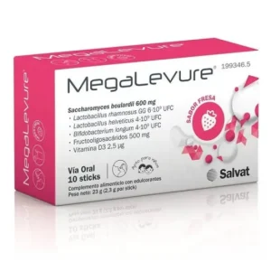 MEGALEVURE Strawberry Flavor 10 sticks