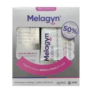 MELAGYN Pack Gel 200ml + Toallitas