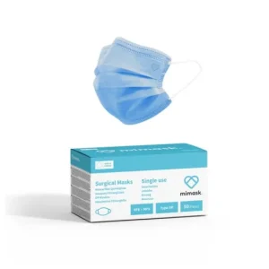 MiMask IIR Surgical Face Mask Blue 50 units