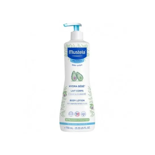 Mustela Hydra Bebe Body Milk Avocado BIO 750ml
