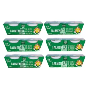 NATURGREEN Pack Postre de Almendra y Vainilla Bio 6x250g