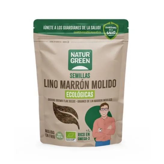 NATURGREEN Semillas Lino Marrón Molido Ecológicas 150g