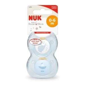 Nuk ™ anatomical latex pacifier size 1 blue 2 uts