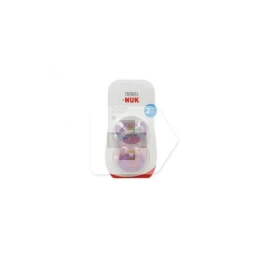 Nuk travel pacifier size 2 latex 2 uts