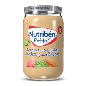 NUTRIBEN Potito Veal with Green Beans and Carrot 235Gr