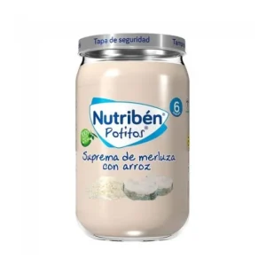 NUTRIBEN Suprema De Merluza Con Arroz Potito 235 G