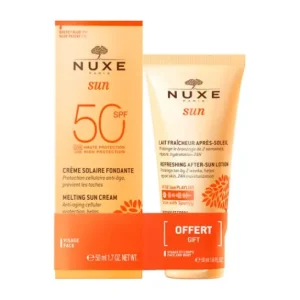Nuxe Sun Crema Fundente Facial SPF50 50ml+Leche Refrescante After Sun 50ml