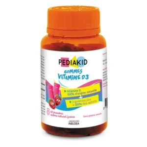 PEDIAKID Gom Vit D3 Strawberry 60