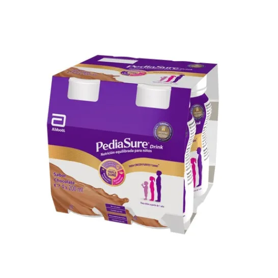 PediaSure drink chocolate 4 x 200ml